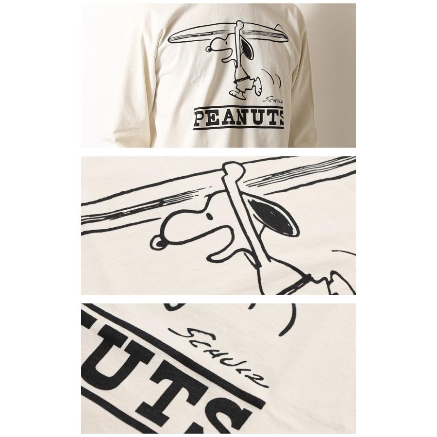 【ピーナッツ】Tシャツ⑩ XLサイズ Vintage PEANUTS ピーナッツ スヌーピー ロンT 米国製 長袖Tシャツ