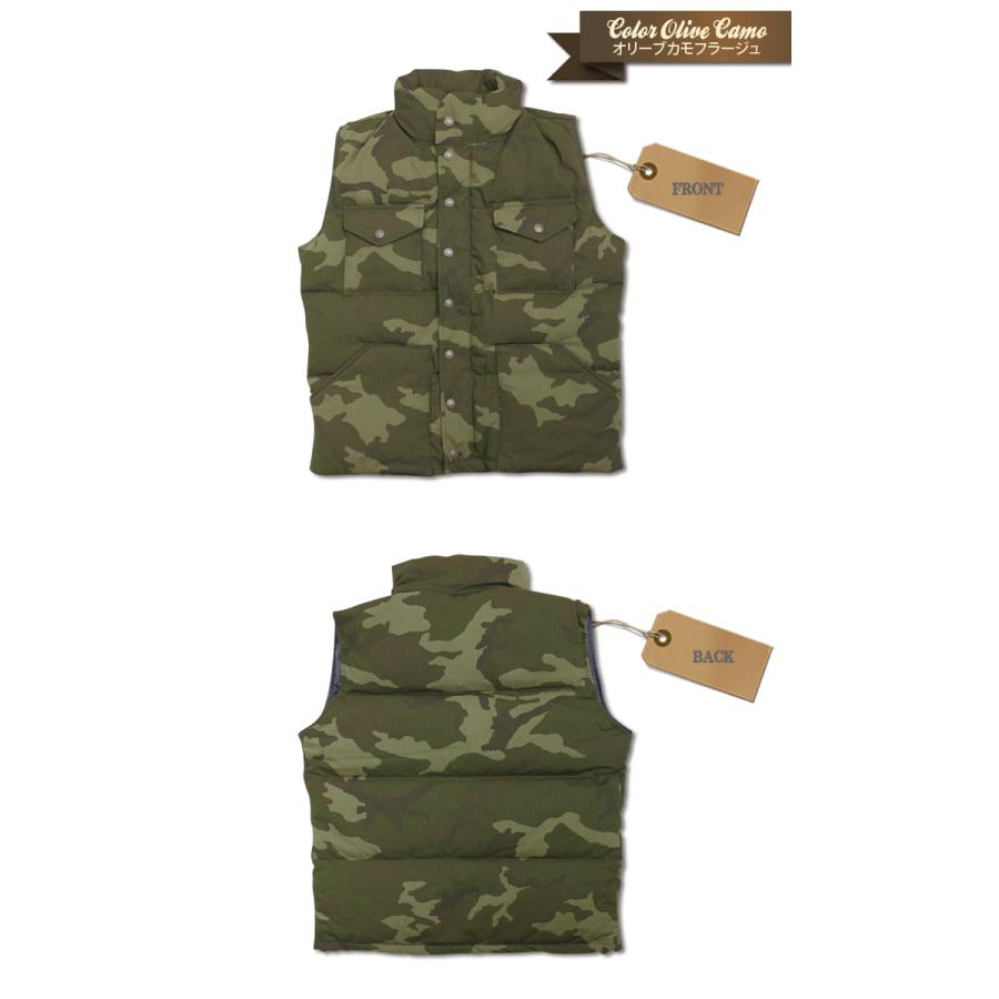 SUGAR CANE シュガーケーン ダウンベスト カモフラージュ SC14292 東洋