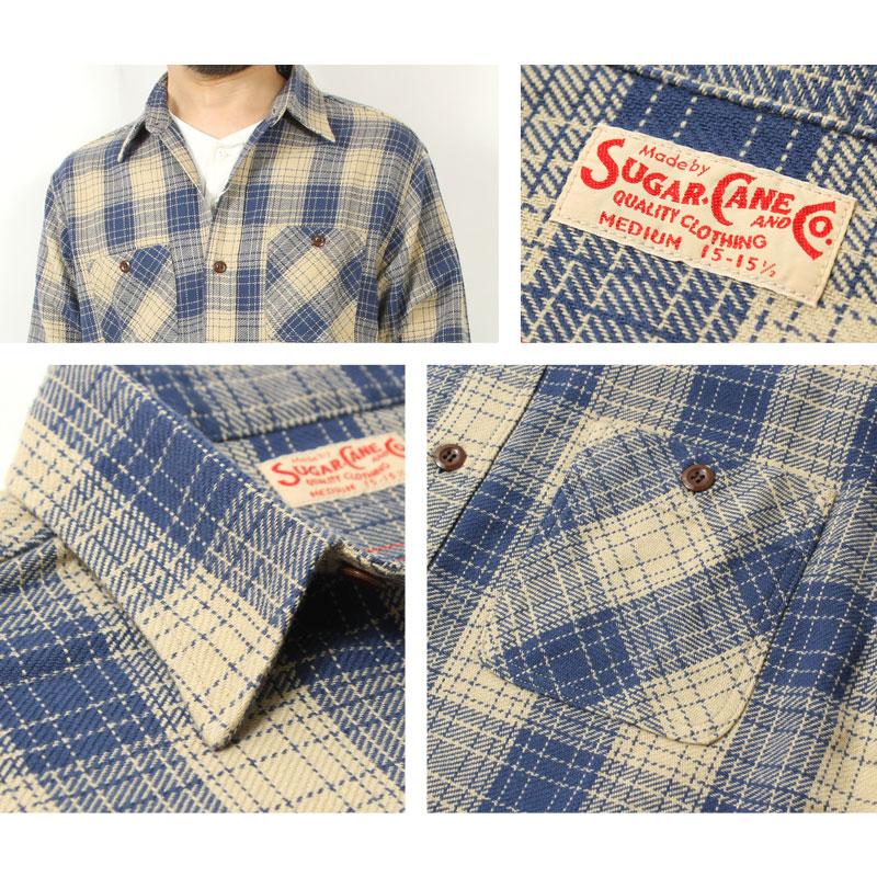 SUGAR CANE シュガーケーン ネルシャツ 2024秋冬 新作 SC29358