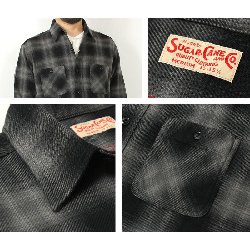 SUGAR CANE シュガーケーン ネルシャツ 2024秋冬 新作 SC29359 TWILL