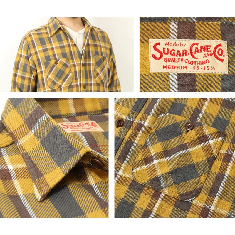 SUGAR CANE シュガーケーン ネルシャツ 2024秋冬 新作 SC29361 TWILL