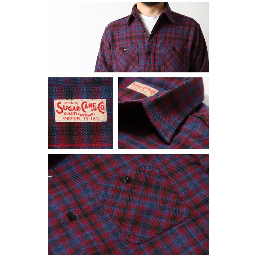 SUGAR CANE シュガーケーン ネルシャツ 2025秋冬 新作 SC29563