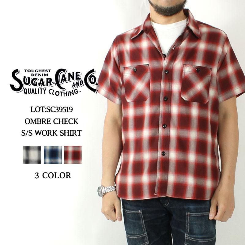 SUGAR CANE シュガーケーン ワークシャツ 半袖 2025春夏 新作 SC39519