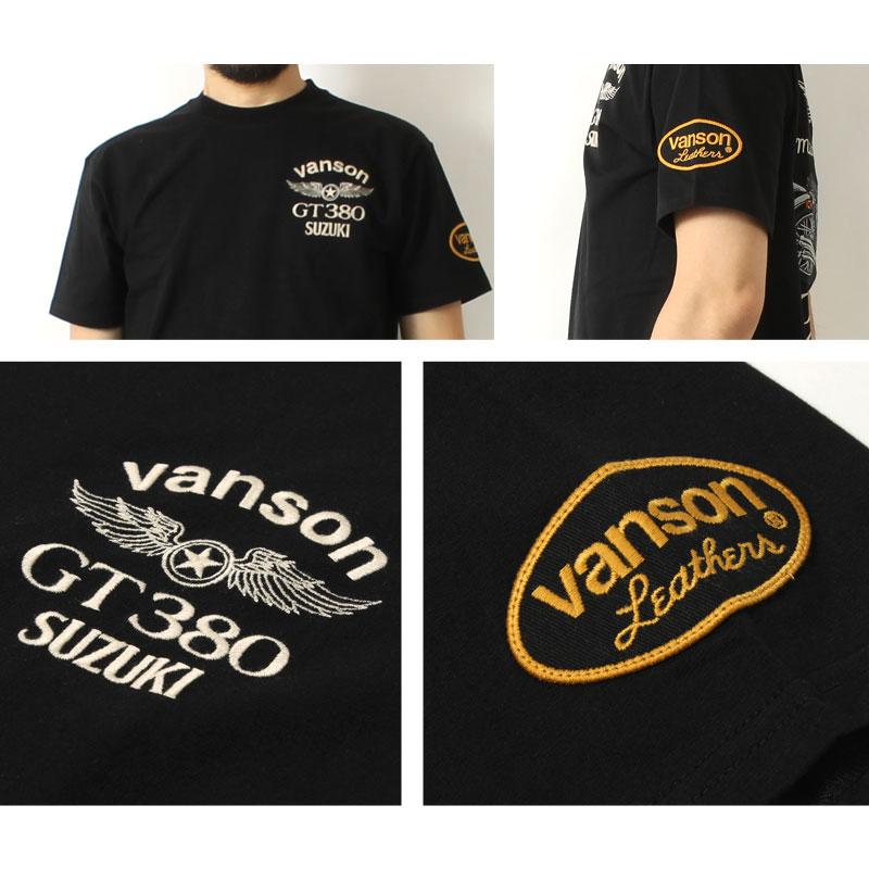 【決まりました！】VANSON Tシャツ VANSON（バンソン） Tシャツ スズキコラボ GT380 サンパチ 2024春夏