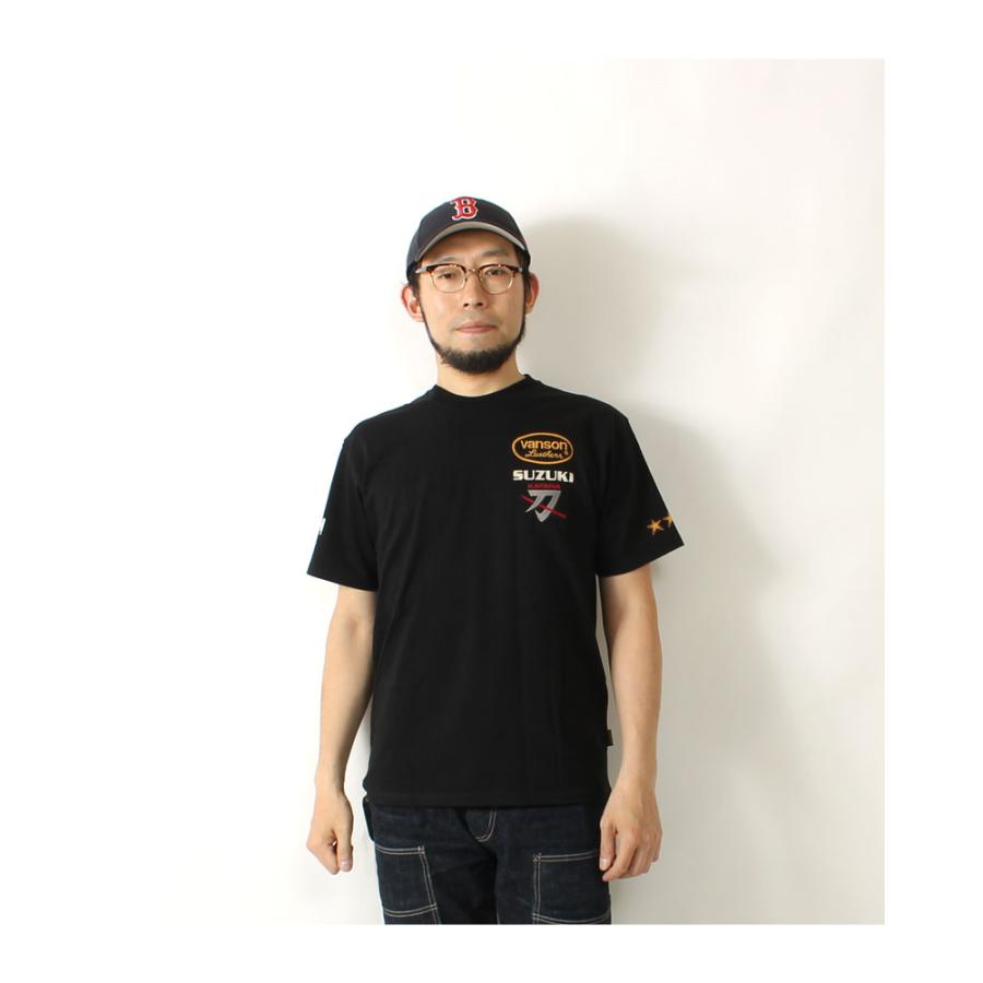 VANSON バンソン Tシャツ スズキコラボ GSX1100S カタナ 2024春 VANSON バンソン Tシャツ スズキコラボ GSX1100S カタナ 2024春