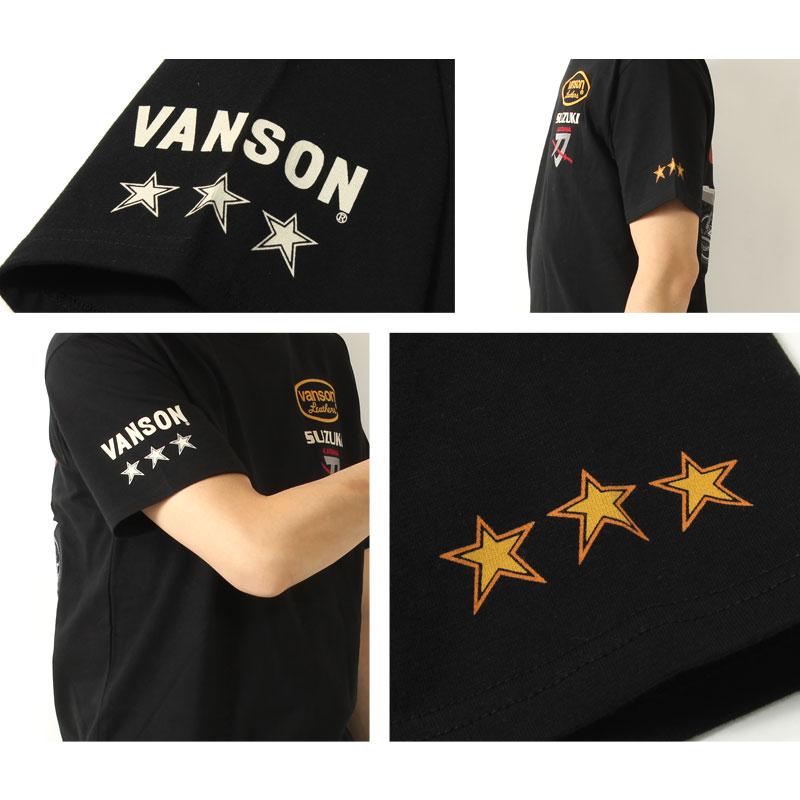 VANSON バンソン Tシャツ スズキコラボ GSX1100S カタナ 2024春 VANSON バンソン Tシャツ スズキコラボ GSX1100S カタナ 2024春