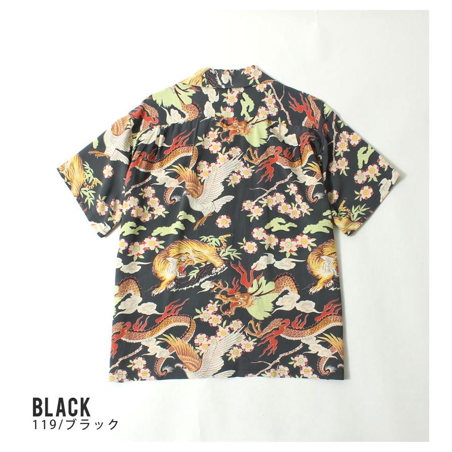 【未使用】SUNSURF サンサーフ 和柄 燕 桔梗 アロハ シャツ 東洋 未使用】SUNSURF サンサーフ 和柄 燕 桔梗 アロハ シャツ 東洋