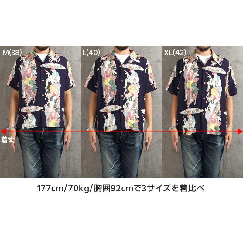 サンサーフ アロハシャツ 日本の意匠 葛飾北斎 踊り 2026春夏 新作 SS39655 SUN SURF SPECIAL EDITION スペシャルエディション 日本製 メンズ 大人 おしゃれ | SUN SURF | 18