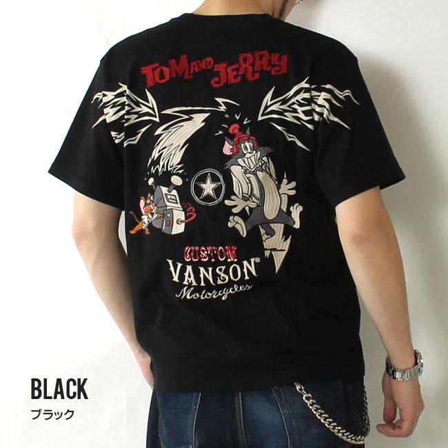 VANSON（バンソン） Tシャツ トムとジェリー 2023春夏 新作 TJV-2319