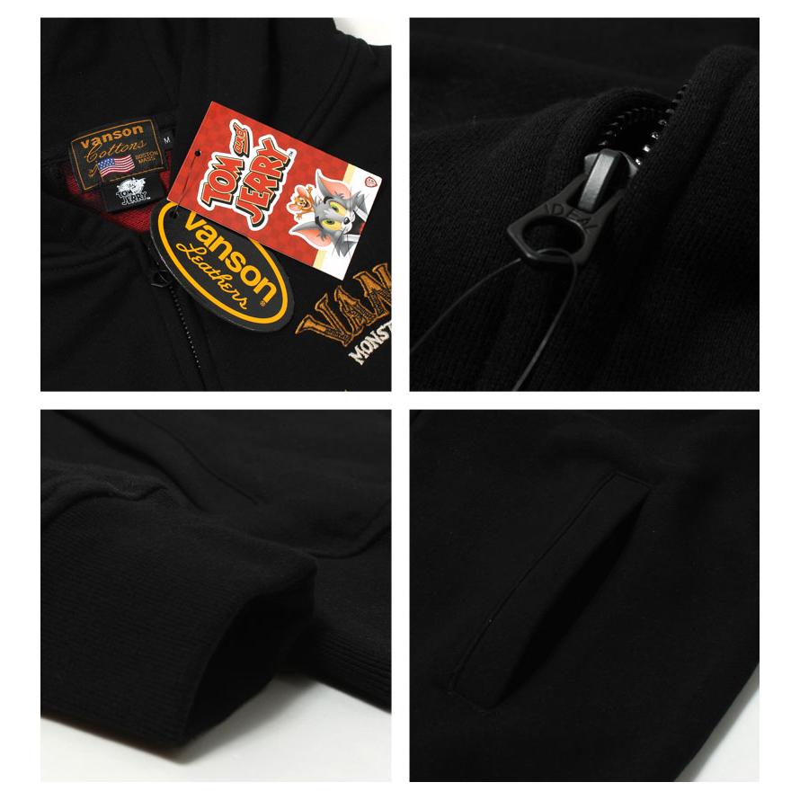 VANSON（バンソン） パーカー トムとジェリー 2023秋冬 新作 TJV-2334