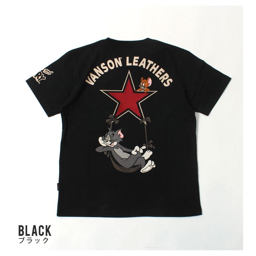 VANSON（バンソン） Tシャツ トムとジェリー 2024春夏 新作 TJV-2429