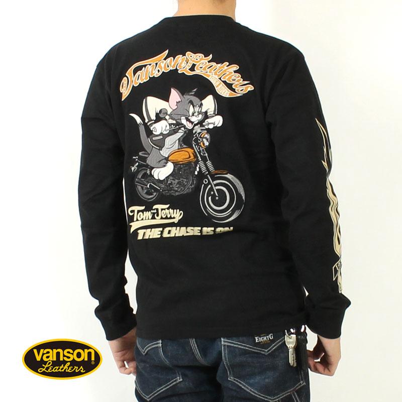 VANSON（バンソン） ロンT トムとジェリー バイク 2024秋冬 新作 TJV