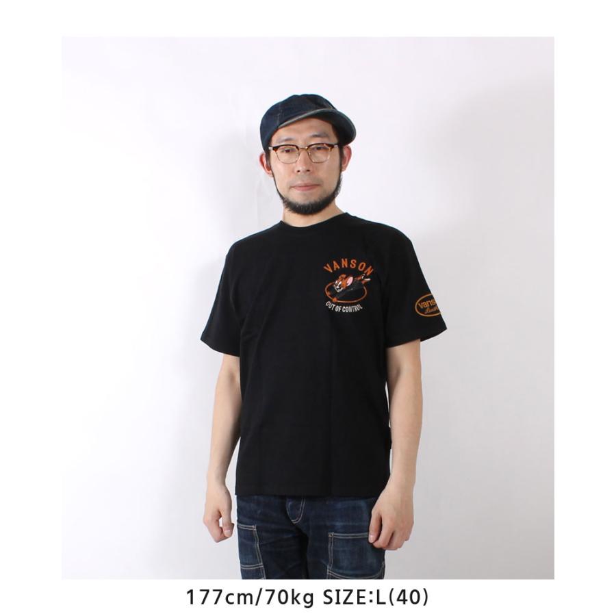VANSON（バンソン） Tシャツ トムとジェリー バイク 2025春夏 新作 TJV