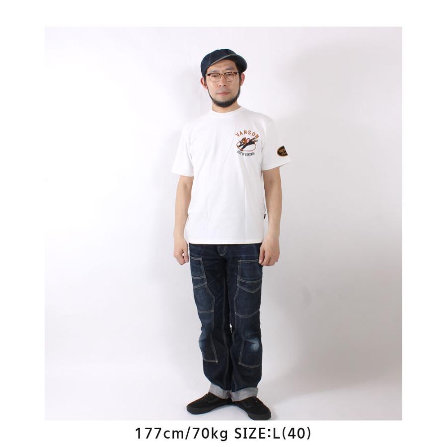 VANSON（バンソン） Tシャツ トムとジェリー バイク 2025春夏 新作 TJV