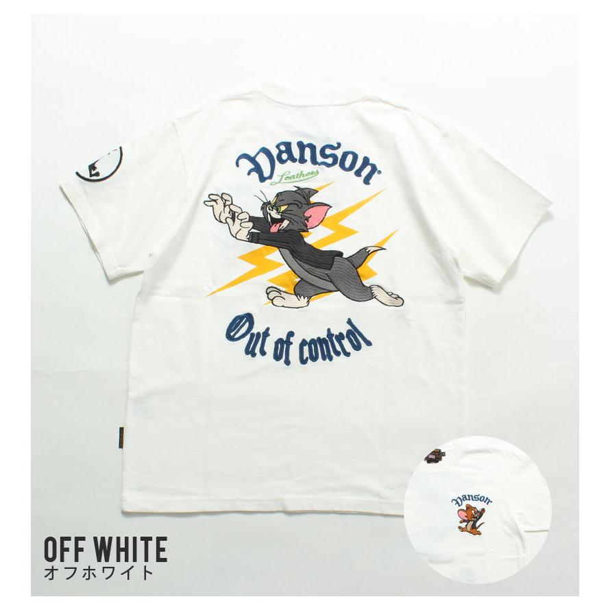 VANSON（バンソン） Tシャツ トムとジェリー 2025春夏 新作 TJV-2512