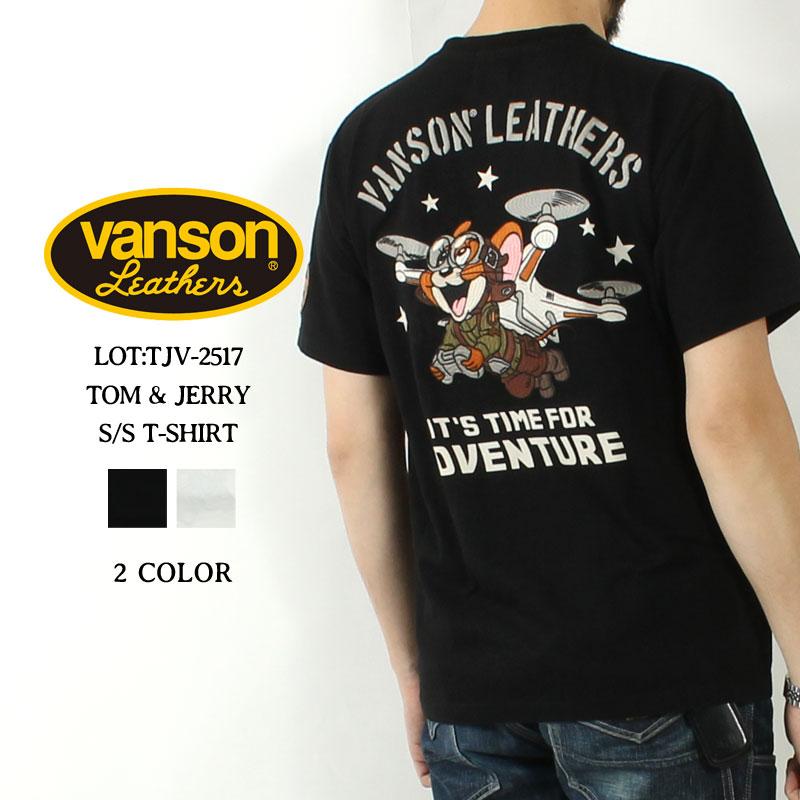 VANSON（バンソン） Tシャツ トムとジェリー ドローン 2025春夏 新作