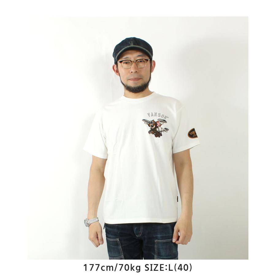 VANSON（バンソン） Tシャツ トムとジェリー ドローン 2025春夏 新作