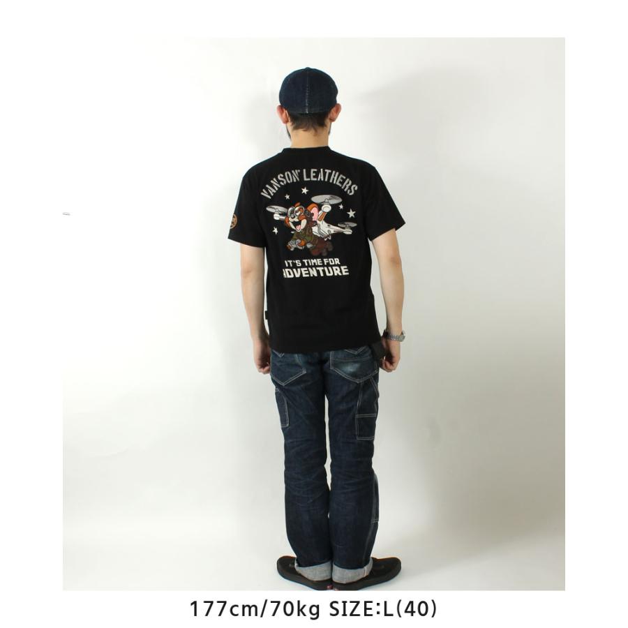 VANSON（バンソン） Tシャツ トムとジェリー ドローン 2025春夏 新作