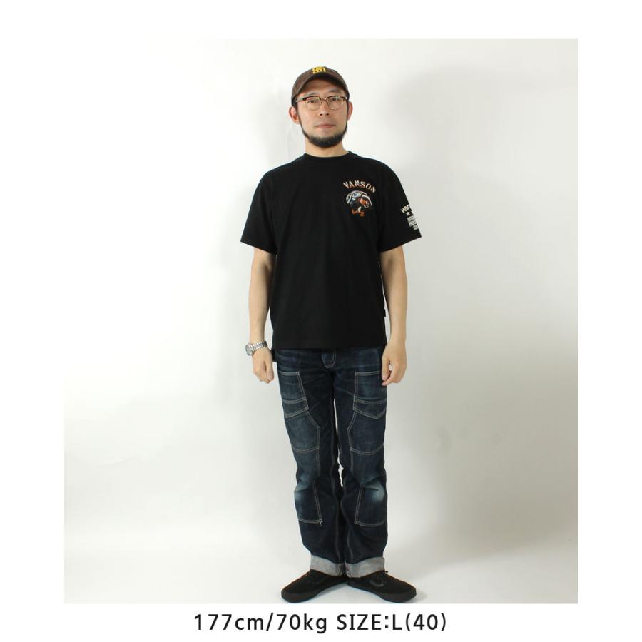 VANSON（バンソン） Tシャツ トムとジェリー ヘルメット 2025春夏 新作