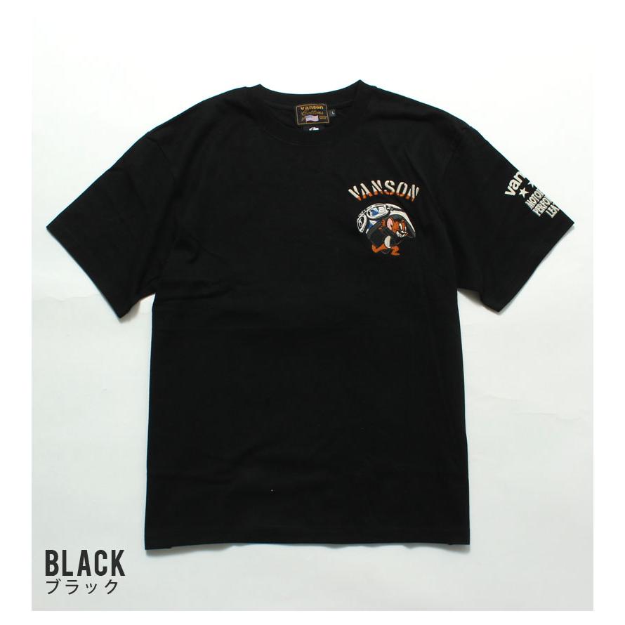 VANSON（バンソン） Tシャツ トムとジェリー ヘルメット 2025春夏 新作