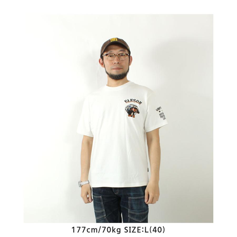 VANSON（バンソン） Tシャツ トムとジェリー ヘルメット 2025春夏 新作