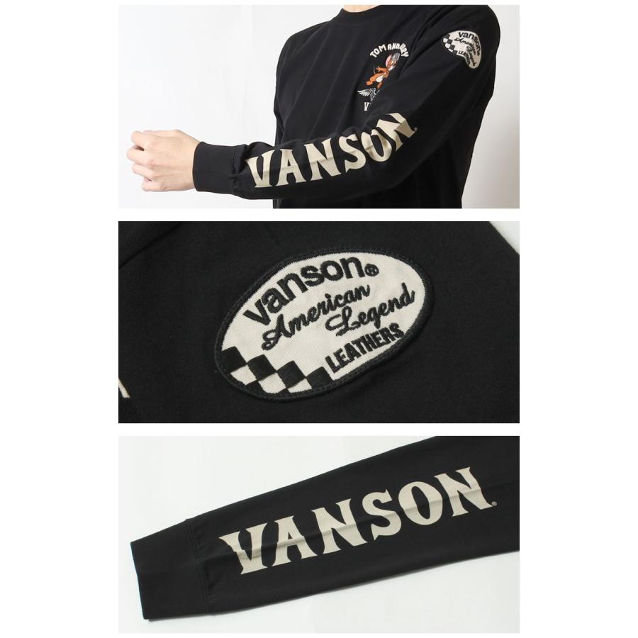 定価16万☆試着のみ極美品☆バンソン☆別注カスタム☆9TJ☆サイズ44☆スエード VANSON（バンソン） ロンT トムとジェリー 2025秋冬 新作 TJV-2526