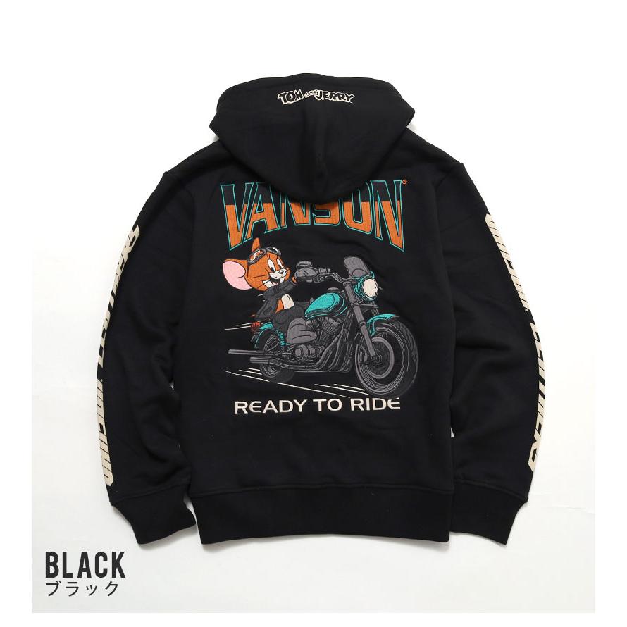 VANSON バンソン パーカー トムとジェリー 2025秋冬 新作 TJV-2533