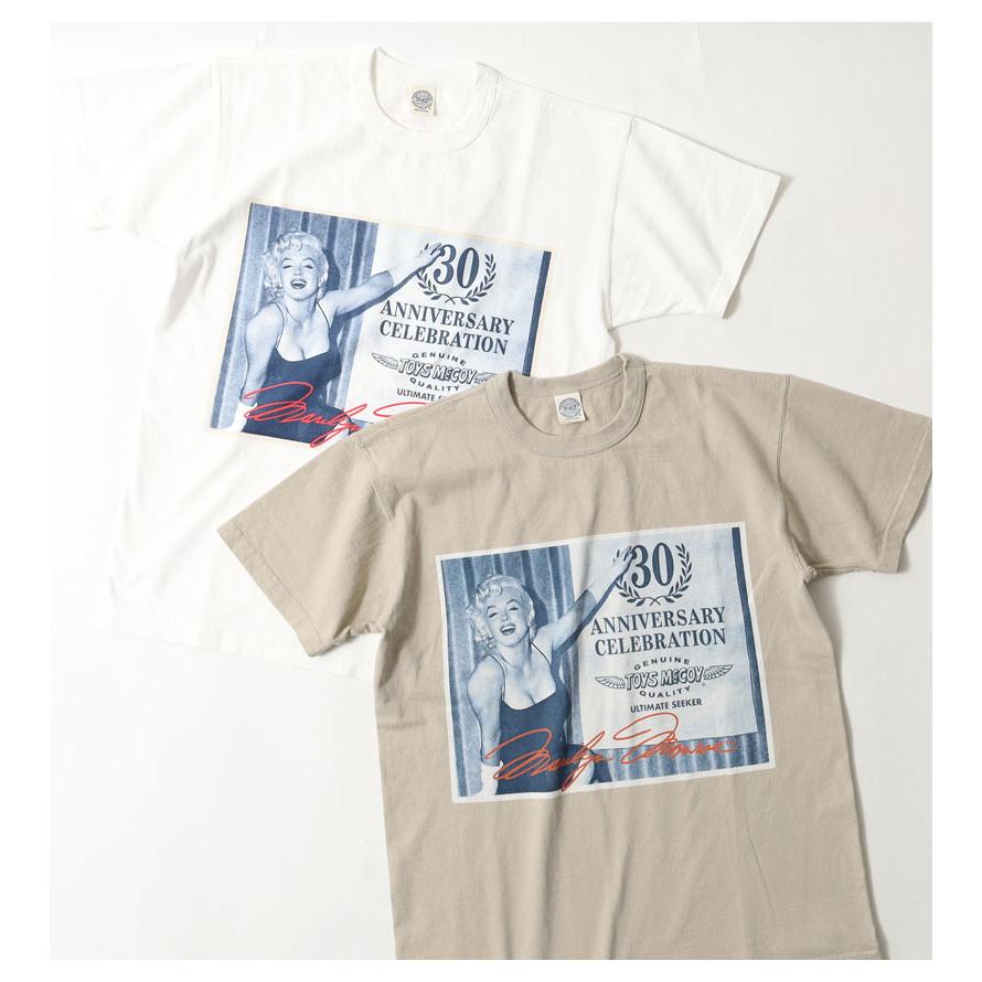 【新品未使用】トイズマッコイ マリリンモンロー 半袖 Tシャツ ホワイト　L TOYS McCOY（トイズマッコイ） Tシャツ 30周年 マリリンモンロー 2026