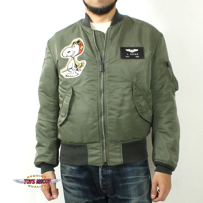 TOYS McCOY（トイズマッコイ） MA-1 フライトジャケット スヌーピー