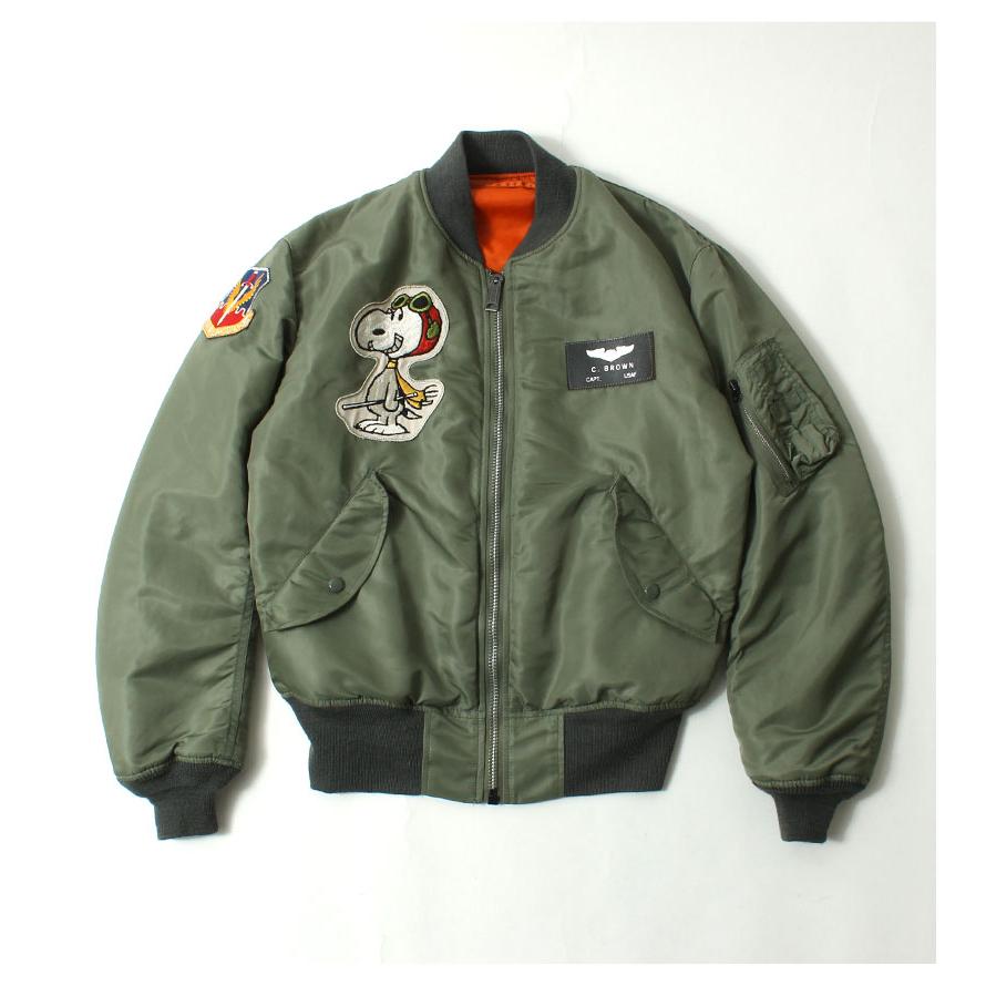 TOYS McCOY（トイズマッコイ） MA-1 フライトジャケット スヌーピー