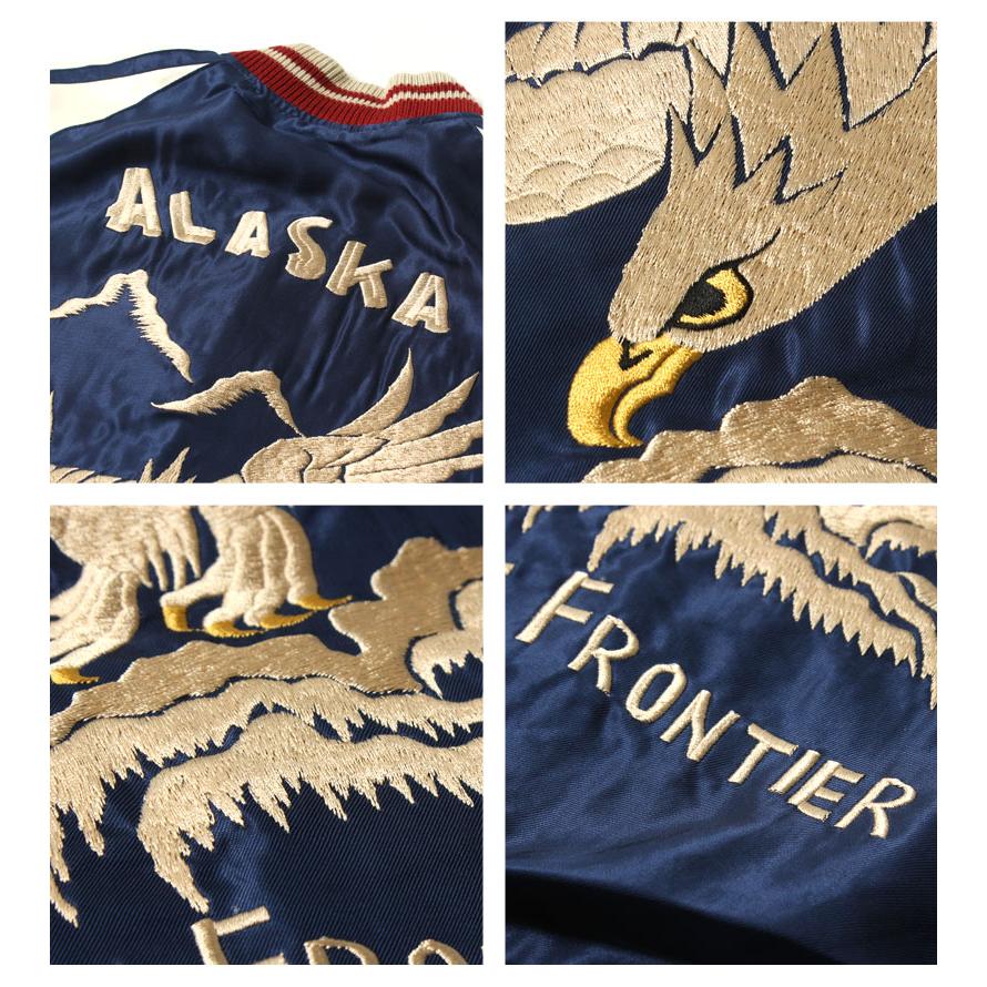 テーラー東洋 スカジャン 2025秋冬 新作 TT15790-128 ALASKAN EAGLE×DOG SLED 東洋エンタープライズ テイラー東洋 TAILOR TOYO アウター 大人 アメカジ メンズの画像