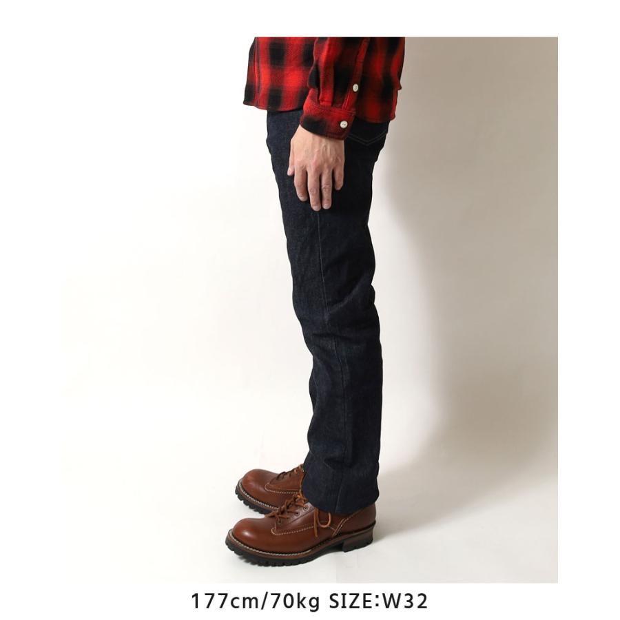 エイトジー ジーンズ メンズ 日本製 チェーンステッチ レギュラーストレート ワンウォッシュ 生デニム デニム 国産 アメカジ EIGHT-G ゼロシリーズ ZERO-003 | EIGHT-G | 12