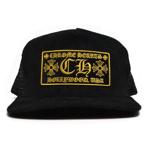 超人気新品TRUCKER CORDUROY CH ブラック《SIZE キャップ トラッカー