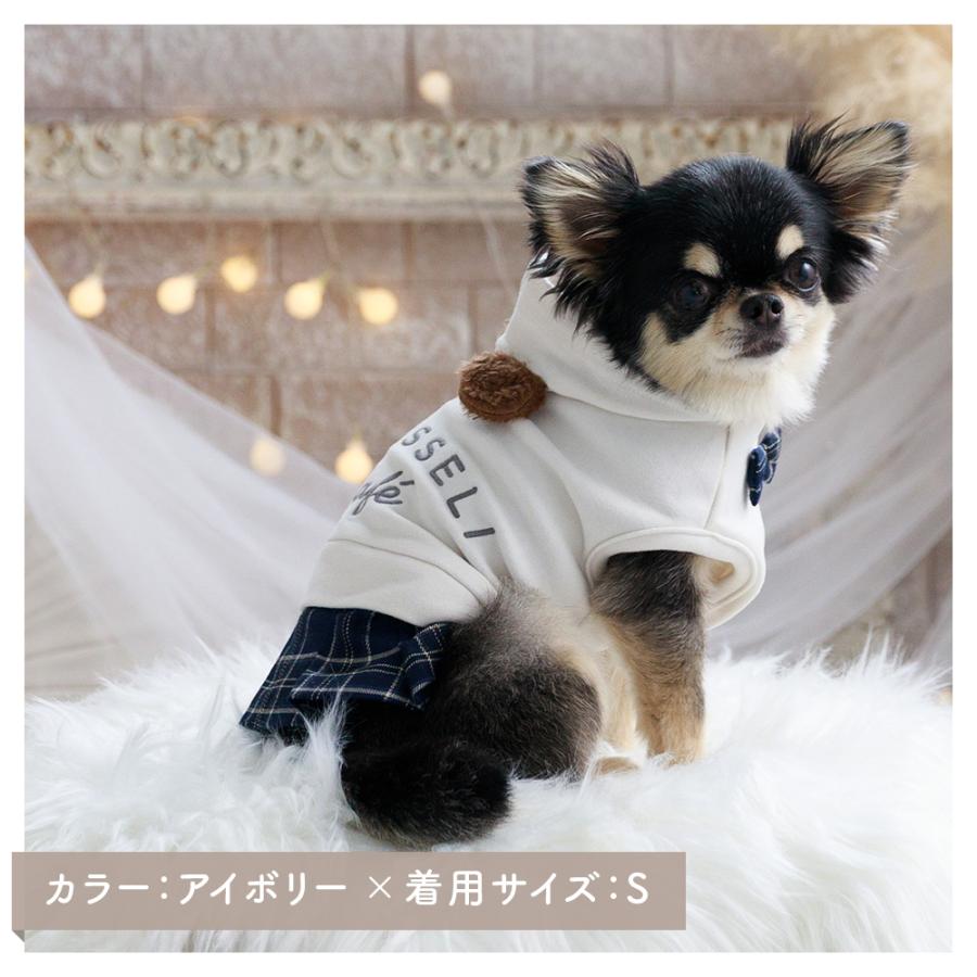 ココアトワ] くまみみプリーツスカートワンピース cocoAtoi アイボリー