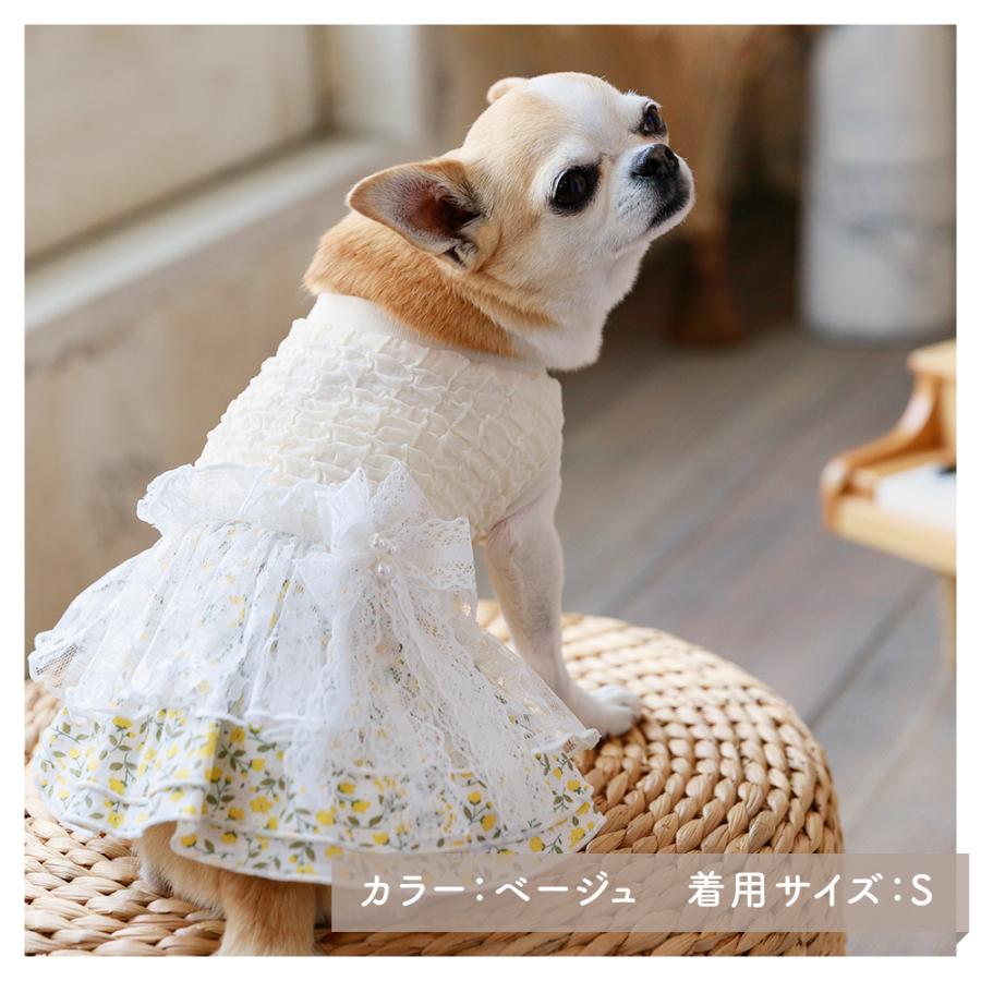 ココアトワ] ふくれジャガードフラワー ワンピース cocoAtoi ぽこぽこ