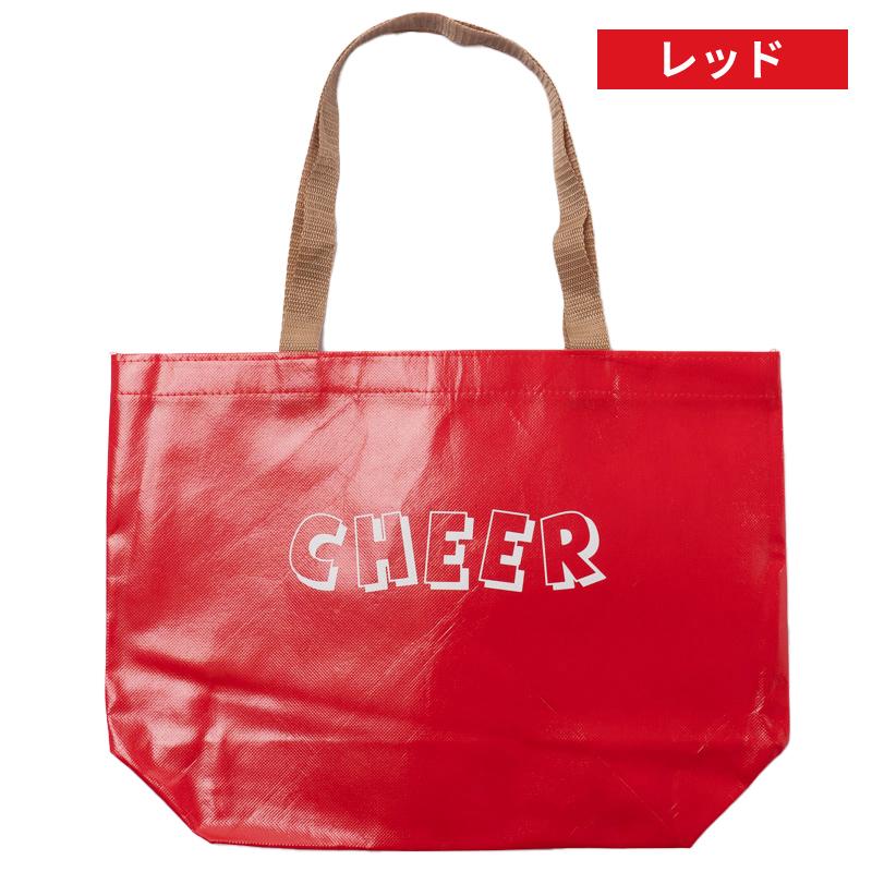 チア トートバッグ コーティングバッグ 不織布 CHEER エイティズ チア
