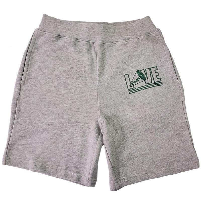 チア スウェット ハーフパンツ LOVE 大人 練習着 S/M/L ラメ キラキラ