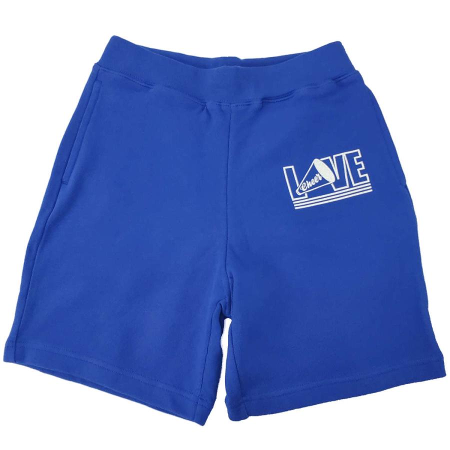 チア スウェット ハーフパンツ LOVE 大人 練習着 S/M/L ラメ キラキラ