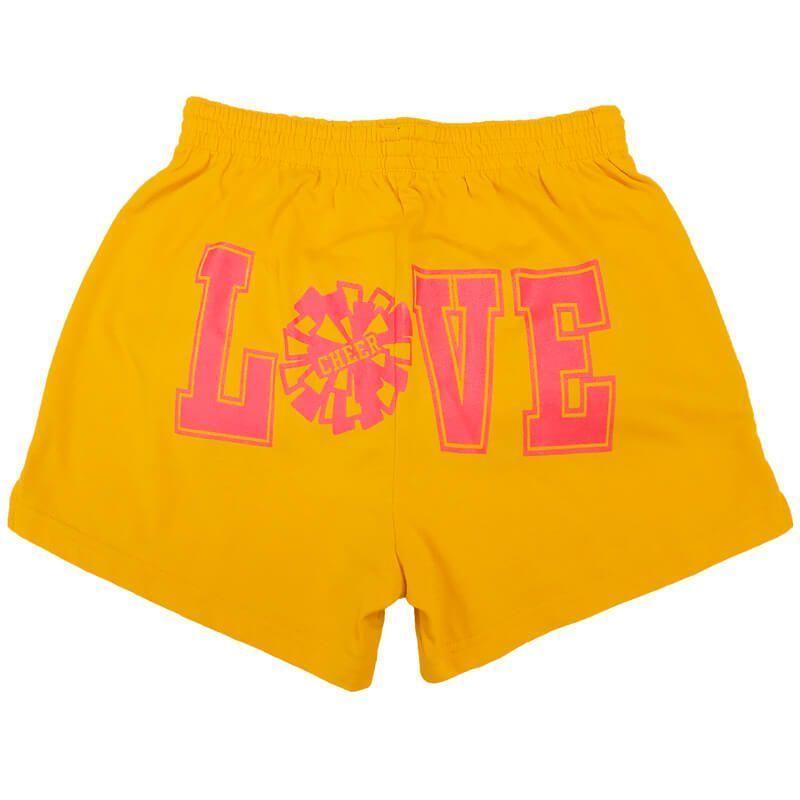 チアパン LOVE 練習着 ショートパンツ S/M/L エイティズ チアダンス
