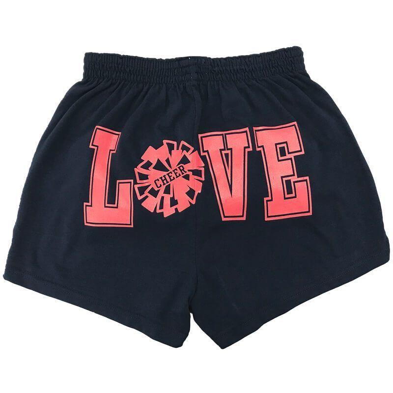 チアパン LOVE 練習着 ショートパンツ S/M/L エイティズ チアダンス