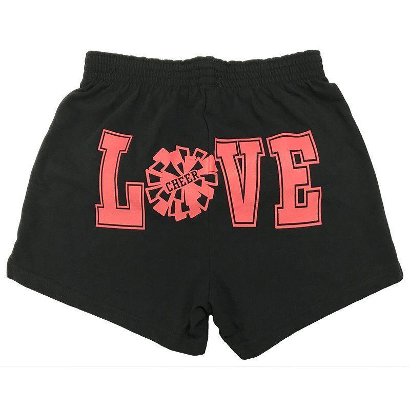 チアパン LOVE 練習着 ショートパンツ S/M/L エイティズ チアダンス