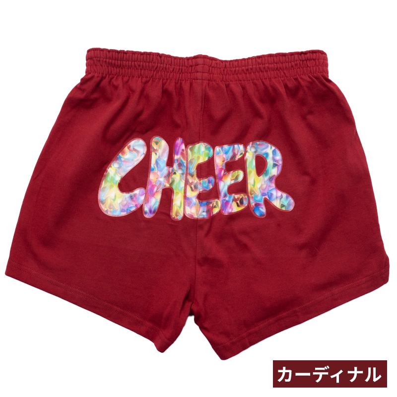 チアパン べっこう柄/レインボー キッズ 子供 大人 ショートパンツ