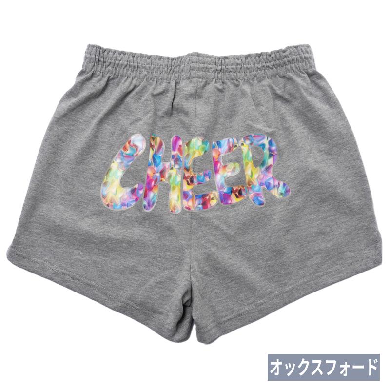 チアパン べっこう柄/レインボー キッズ 子供 大人 ショートパンツ