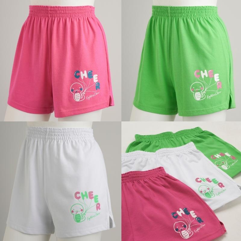 チアパン白ヘビにょろにょろ ショートパンツ キッズ 子供 大人 練習着
