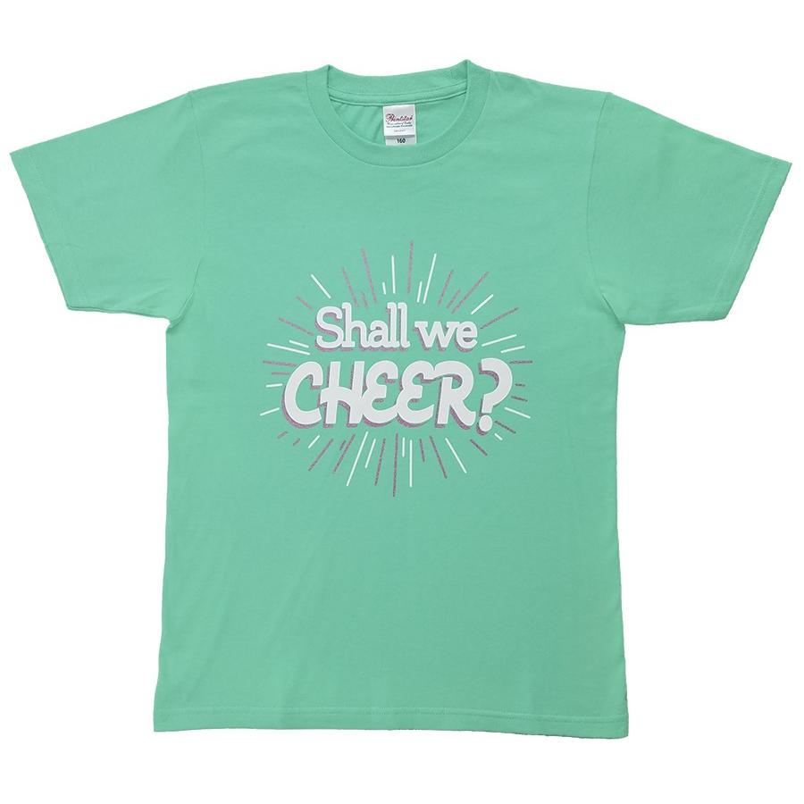 チア Tシャツ Shall-We-CHEER キッズ ジュニア 子供 大人 練習着 半袖 エイティズ｜eightiescheer｜04