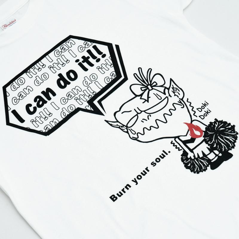 チア Tシャツ チキンハートのモンスター キッズ ジュニア 子供 大人