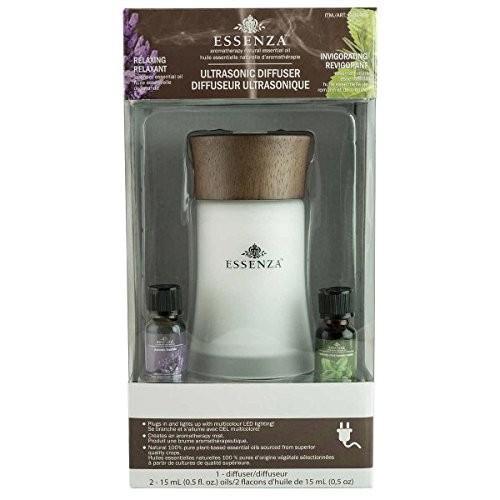 エセンザー ESSENZA 超音波ディフューザー アロマオイル ラベンダー ローズマリーミント 2本付き 新品 送料無料 | ブランド登録なし