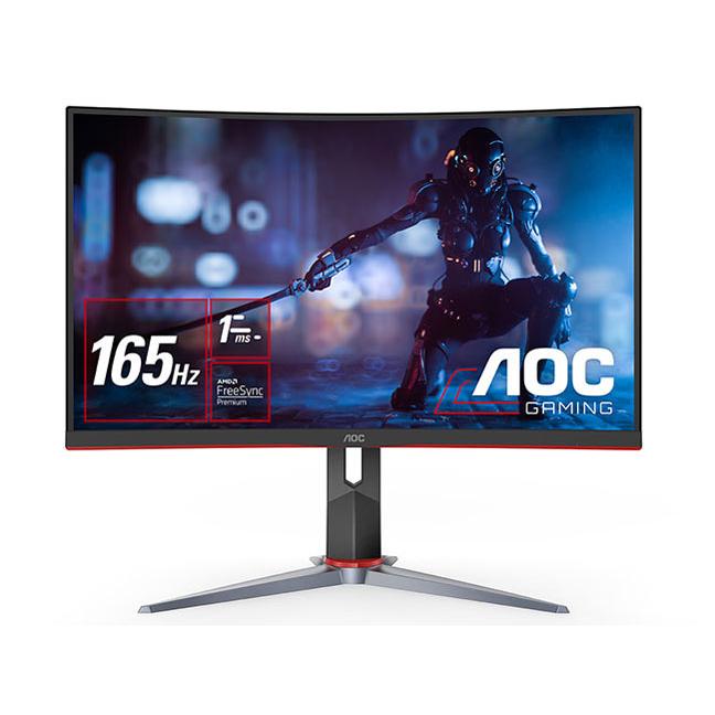 アウトレット 中古・未使用品 AOC C27G2X/11 Black&Red 曲面ゲーミングモニター 27インチ フルHD リフレッシュレート165Hz 送料無料 | AOC