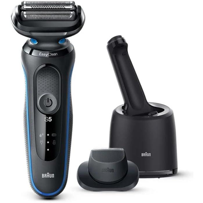 Braun　シェーバー シリーズ5　Series5 51-B7200cc　ブルー BRAUN（ブラウン） 51-B7200CC 充電式 メンズ 密着シリーズ5 ブルー