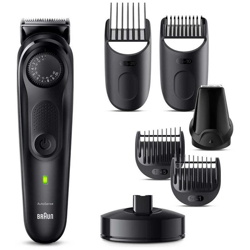 BRAUN ブラウン BT7440 ヒゲトリマー カミソリ付 防水 スペース